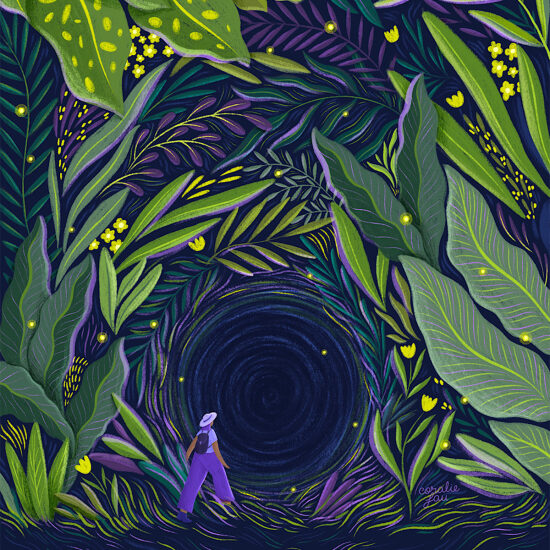 Illustration Grotte Fleurie